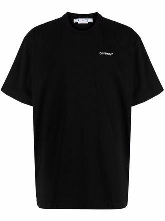 Off-white arrow-print cotton T-Shirt - men - Cotton - S - Black