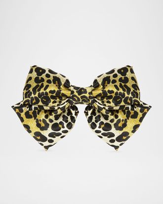 Jennifer Behr Tilly Satin Bow Barrette