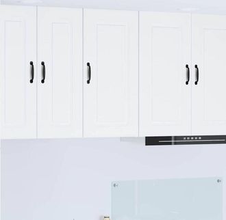 vidaXL vidaXL Pensile cucina Bianco 40 x 31 x 80 cm Legno multistrato