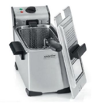 KitchenChef Kitchenchef - Freidora Simple 3.5l 2000w Acero Inoxidable - Kcpfr35x - Kitchen Chef