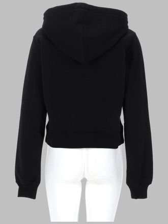 Moschino Teddy Motif Cotton Sweatshirt - Black