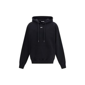 Off-white Black Cotton Mens Sweatshirt