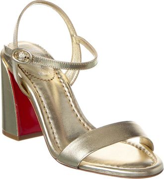 Christian Louboutin Miss Jane 85 Leather Sandal