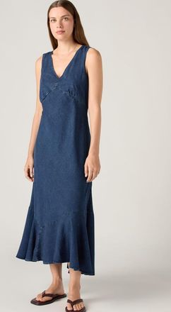 Levi's Brita Lightweight Slip Dress - Women - XS - Dark Wash / Starry Eyes