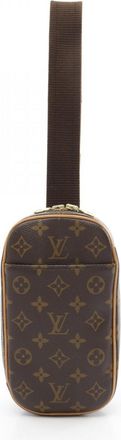 Louis Vuitton Brown Monogram Coated Canvas Fanny Pack Sling Bag (Pre-Owned)