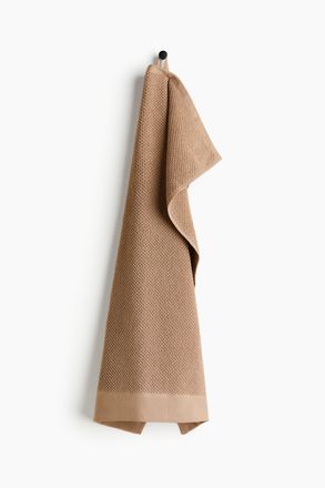 H&M Handtuch aus Baumwollfrottee - Beige