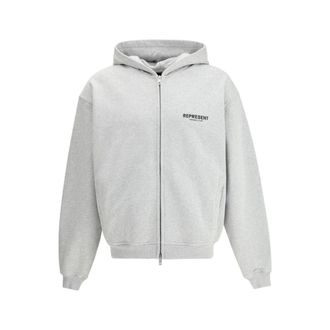 Represent Zip-throughs, male, Gray, Size: XS Owners Club Zip Hoodie