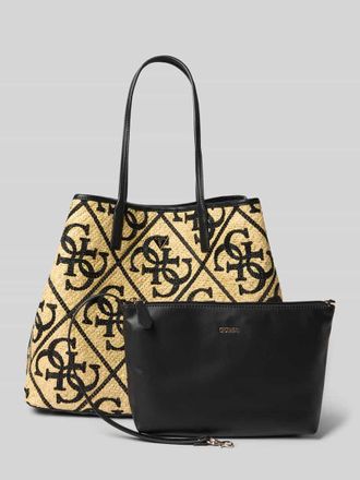 Guess 2-in-1-Shopper mit Logo-Muster Modell KIRSTEN LARGE in Black, Gr&ouml;&szlig;e 1