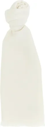 Brunello Cucinelli White Cashmere Womens Scarf