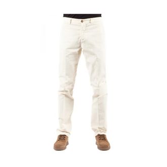 Brooksfield Uomo, Pantaloni, Bianco, L, new