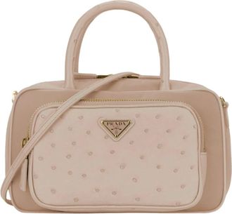 Prada Mujer, Bolsos, Beige, Talla: ONE Size