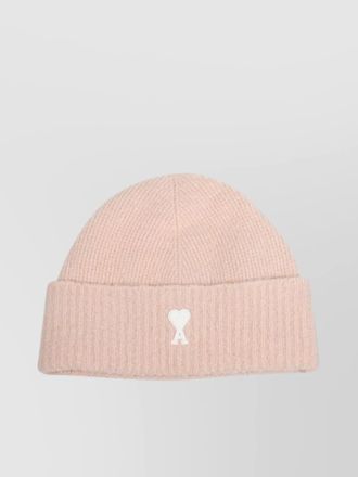 Ami adc alpaca beanie folded cuff ribbed