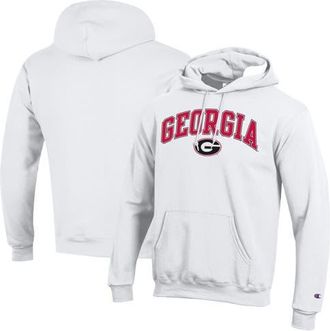 Champion Mens Champion White Georgia Bulldogs Arched Logo Fleece Pullover Hoodie at Nordstrom, Size Xx-Large