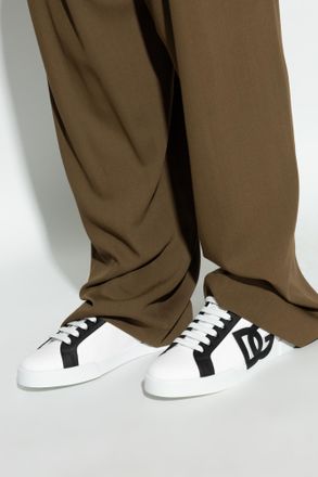 Dolce & Gabbana Portofino Sports Shoes, Mens, White