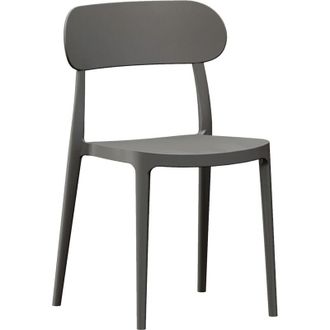 Home Heavenly Home Heavenly - Pack 4 Sillas Fiore De Polipropileno, Ligeras Y Apilables, Ideales Para Interior O Exterior. Color: Blanco