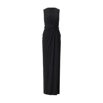 Sportmax Maxi Jurken - Dames - Maxi kleedjes - Zwart - M - Kleedjes