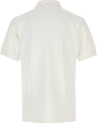 Kenzo Mens Signature Polo Shirt White Cotton