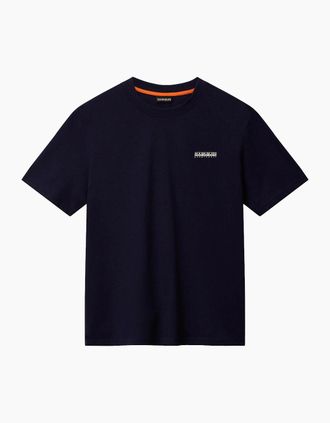 Napapijri Mens Napapijri S-Small Box T-Shirt - Navy - Size: 36