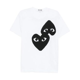 Comme Des Gar&ccedil;ons Tops, Dames, Wit, XS, Nylon, Comme des Garcons T-shirts en polos Wit