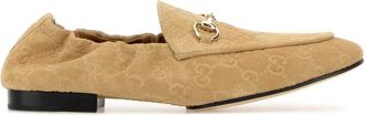 Gucci Beige Suede Loafers