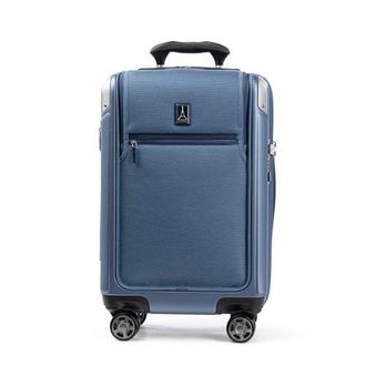 Travelpro Platinum Elite Hardside Expandable Carry-on with Laptop Pocket 21-Inch Spinner in Dark Sky Blue at Nordstrom