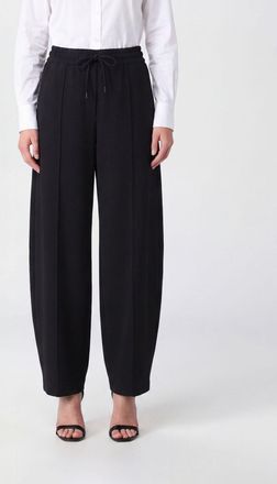 Max Mara Pantaloni jogging Olmo a gamba larga in tessuto tecnico a vita alta