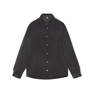 Gucci GG-print Omkeerbaar Shirt - Heren - Overhemden - Zwart - Maat: XL Katoen