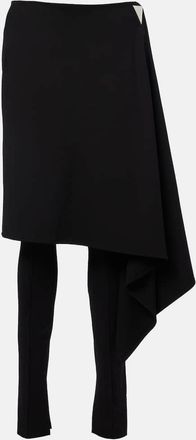 The Attico Draped slim pants