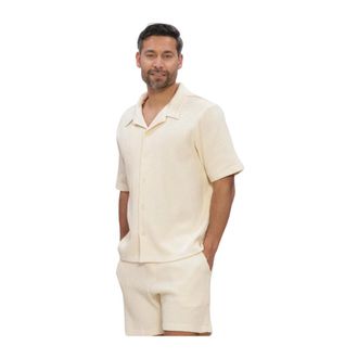 Shiwi Heren, Overhemden, Beige, Maat: L