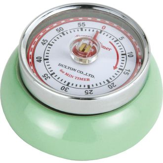 Zassenhaus Magnetic Retro 60 Minute Kitchen Timer, 2.75-Inch in Mint Green at Nordstrom