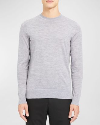 Theory Mens Regal Wool Crewneck Sweater