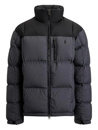 Polo Ralph Lauren logo-embroidered bomber - Grigio