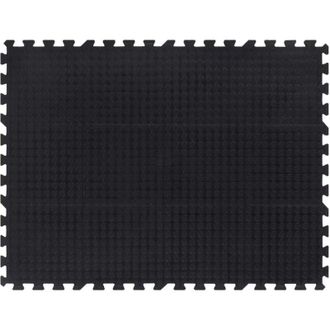 vidaXL Baldosa De Suelo De Goma Negro 12 Mm 90x120 Cm Vidaxl