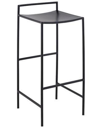 Jonathan Y Designs Jonathan Y Svelte 30In Coastal Contemporary Saddle-Seat Low-Back Bar Stool With Foot Rest
