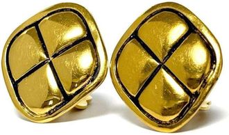 Chanel Metal Clip Earrings (Pre-Owned)