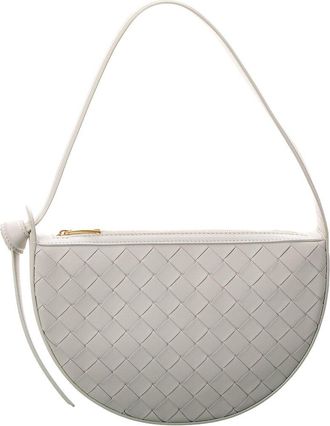 Bottega Veneta Sunrise Mini Intrecciato Leather Hobo Bag