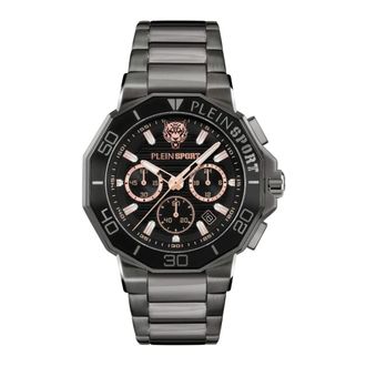 Plein Sport Watches, male, Black, Size: ONE SIZE Chronograph