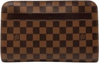 Louis Vuitton Pre-owned Clutches, female, Brown, Size: ONE SIZE Pre-owned The Saint Louis Pochette