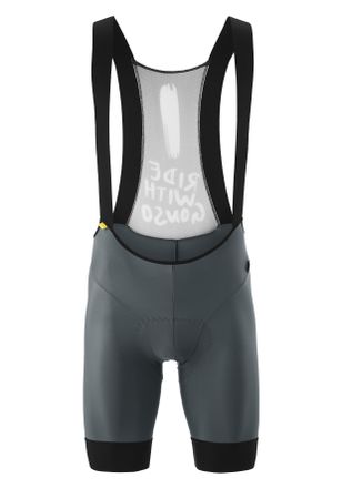 Gonso Fahrradhose GONSO SQlab GO BIB M, Damen, Gr. 4XL, Normalgr&ouml;ssen, grau (dunkelgrau), 80% Polyamid, 20% Elasthan, Hosen Fahrradhose, Herren Radhose, Sit