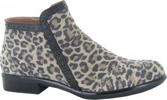 Naot Womens Nefasi Cheetah Suede Jet Boot In Black