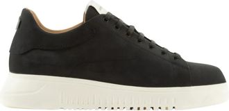 Emporio Armani Low Top Sneakers - Heren - Sneakers - Zwart - 40 EU - Schoenen