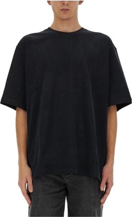 Isabel Marant Relaxed Fit Katoenen T-Shirt - Heren - T-shirts - Zwart - L - Katoen - Tops