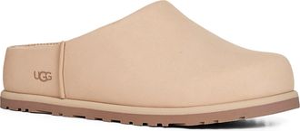UGG Womens Clogs Otzo Beige Leather Mules Sandal