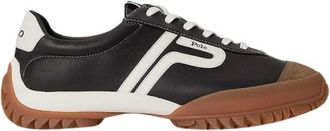 Polo Ralph Lauren Tread Lw Tp - Dames - Schoenen - Zwart - Maat: 40 EU Leer