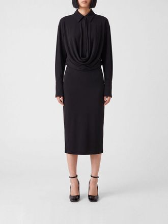 Andamane Lilia Jersey Midi Sheath Dress with Dropped Shoulders