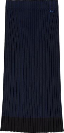 Maison Kitsuné Gonna con applicazione Baby Fox - Blu