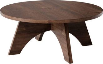 OEM Mesa De Centro Redonda Bell &Oslash;68 Cm Roble Chocolate