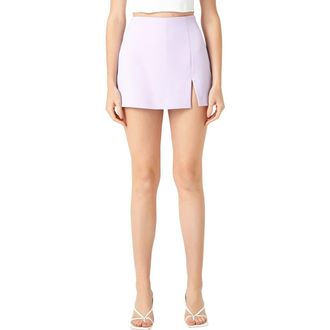 endless rose Side Slit Skort in Lilac at Nordstrom, Size X-Small