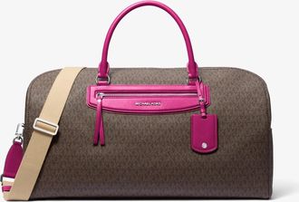 Michael Kors Jet Set Travel Extra-Large Signature Logo Weekender Bag