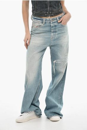 Diesel Jeans 1996 D-SIRE Wide Leg With Frayed Hem 25cm size 32
